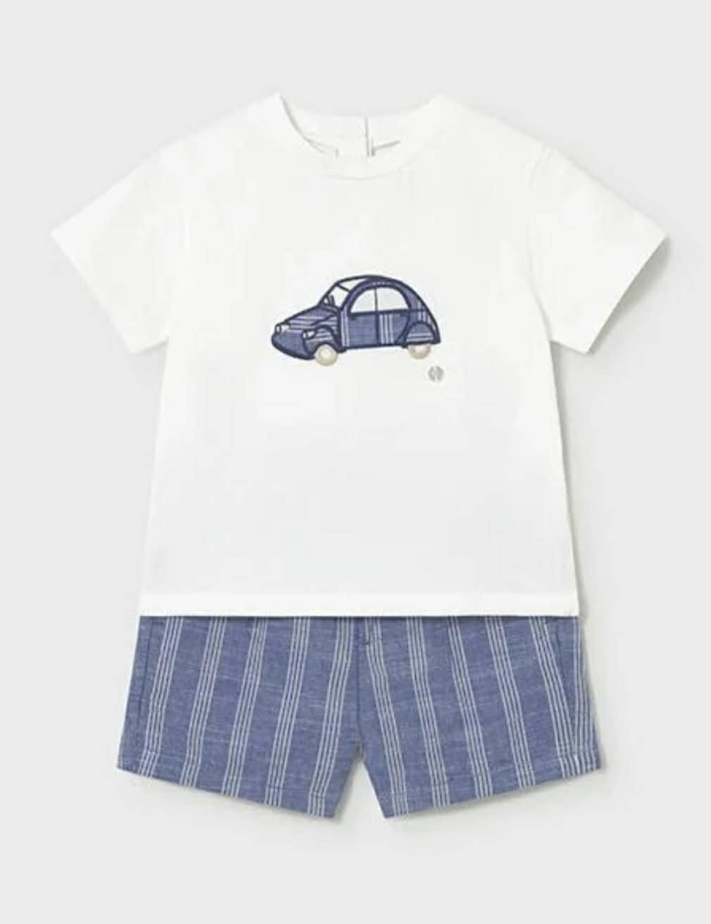 Mayoral -a- A A Stripe Car 2pc Set 1227