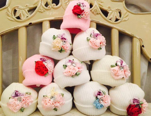 Baby Girl Hats : 0-36m