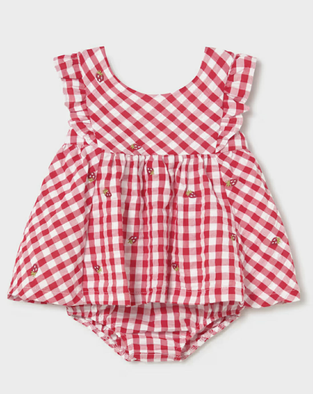 Mayoral -a- A A Strawberries Red Dress & Pants 1814 R