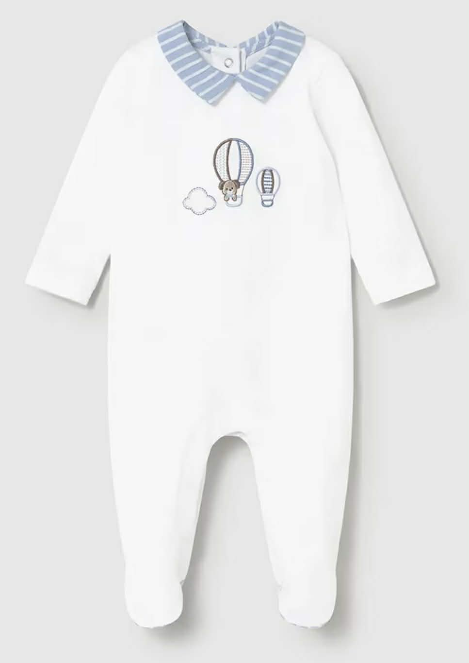 A Mayoral Balloon Babygrow White 1742W