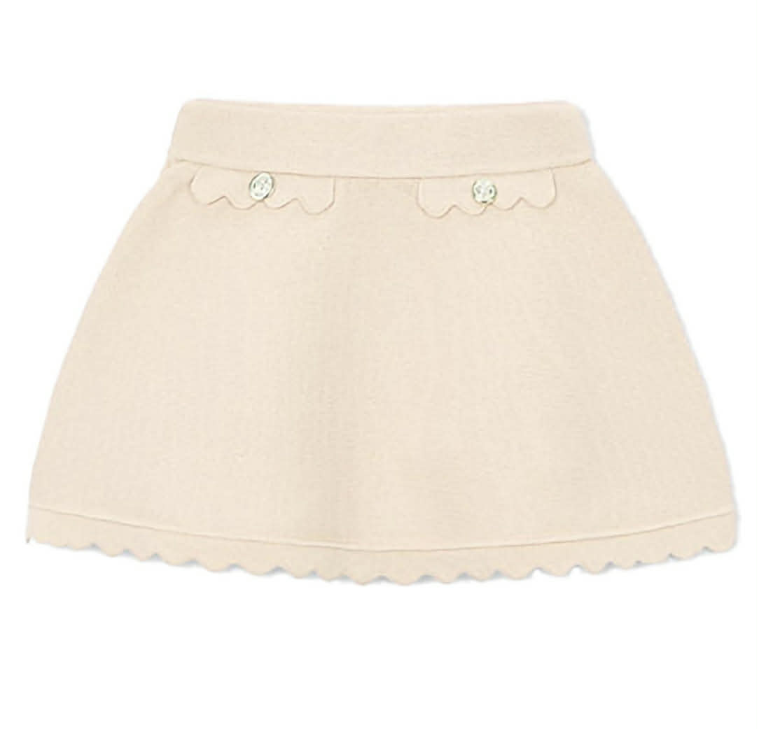 Mayoral -a- A A Cream Knitted Skirt 3902V