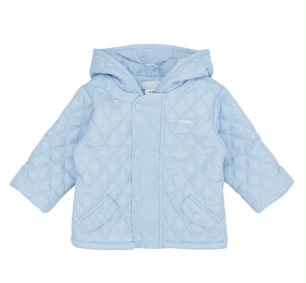 A Baby Blue Quilted Jkt AM0013