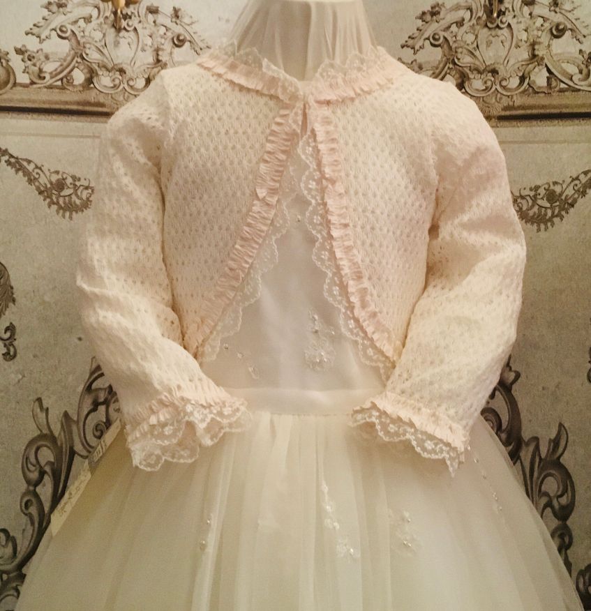 Little Darlings Ivory Ava Bolero C8123