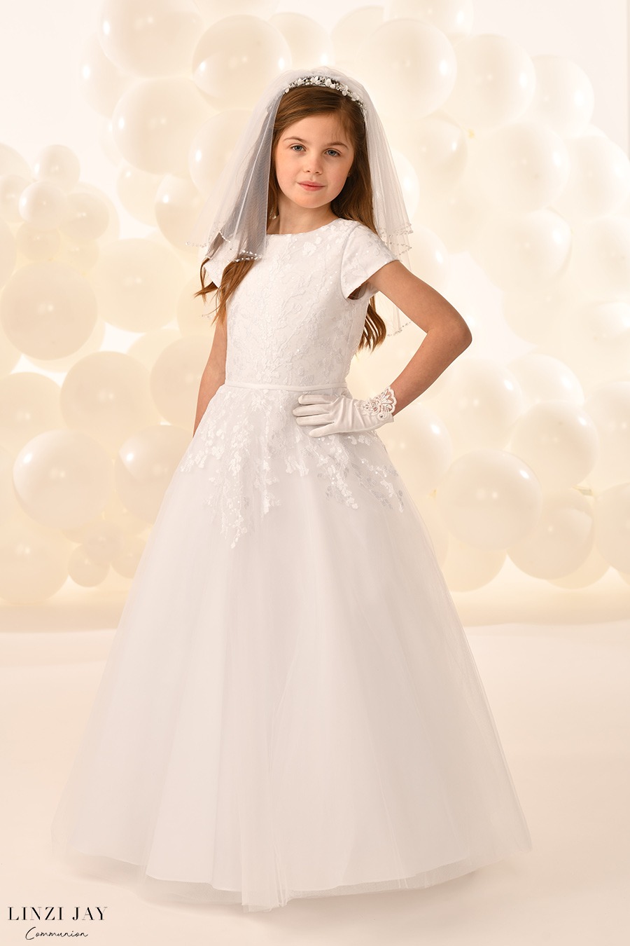 Linzi Jay -a- A Parker Communion Dress